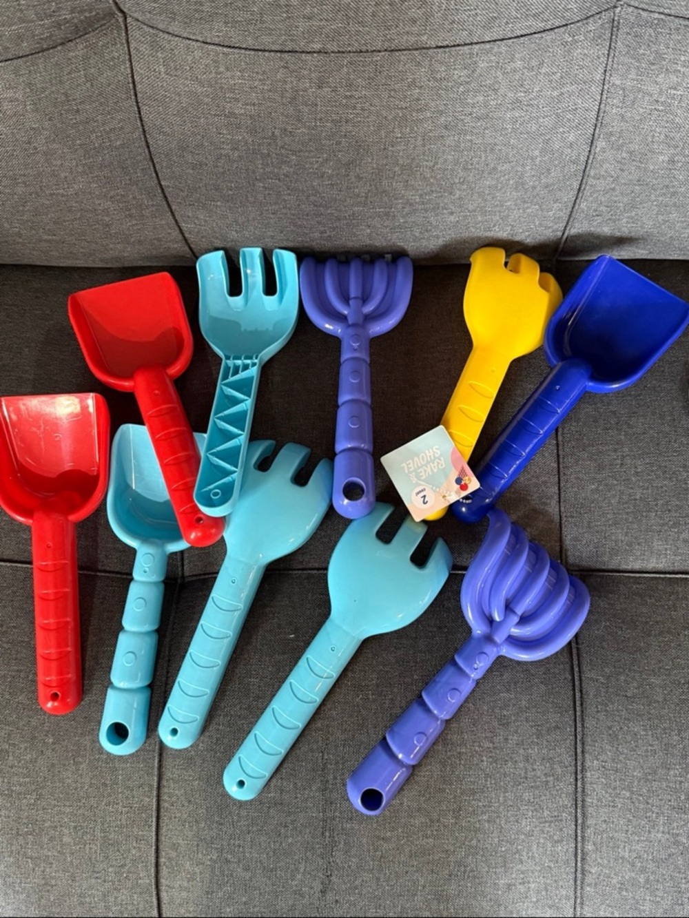 Target Kids Toy Sand Shovels and Rakes - Red, Light Blue, Blue, Purple, Yellow